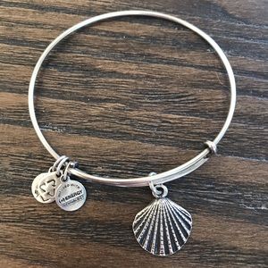 Alex and Ani Seashell Charm Bangle